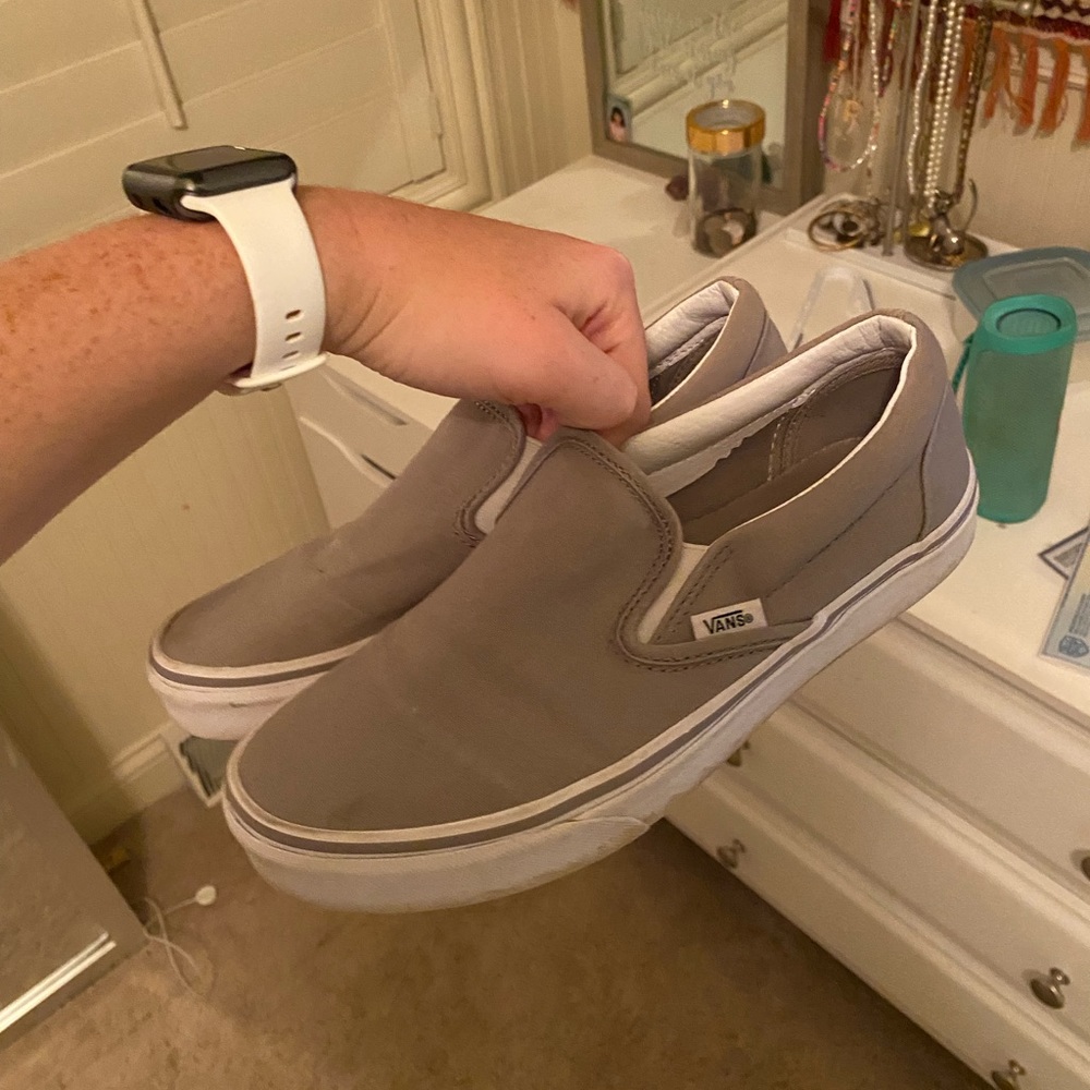 Slip on grey vans